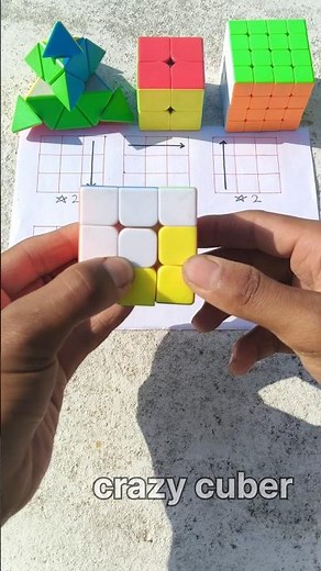 How to solve 3 by 3 rubik's cube in new tricks 🔥💯 #rubikscube #ytshorts #2026 #yotricks #gillettewy