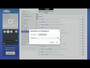 Rdio Feature Tour