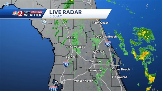 A look at our LIVE EEC radar shows that rain moving in with our Gulf storm. Stay with @WESH for updates.#weshwx | Tony Mainolfi, WESH