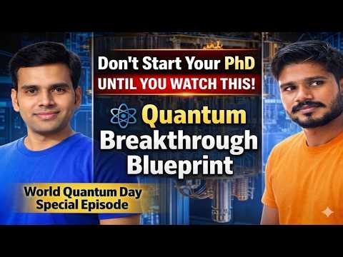 Don't Start Your PhD Until you watch this || World Quantum Day Special Episode