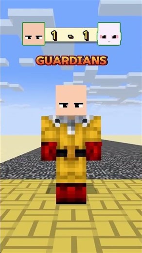 Invaders vs Gaurdians battle ⚔️ #minecraft #shortfeed #shorts