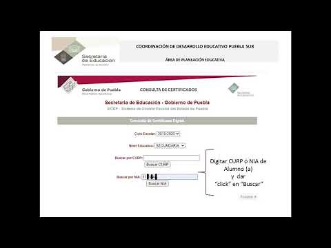 Como obtener certificado SEP online 2019 -2020