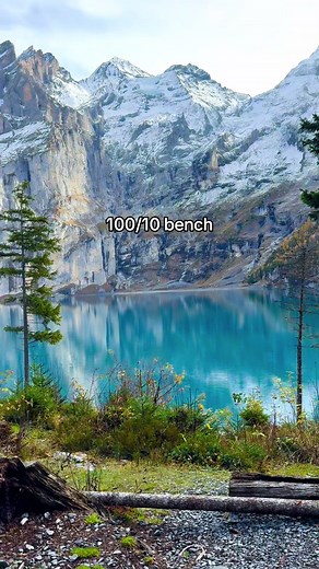 Switzerland Alps Landscape Views: A 100/10 Bench Experience