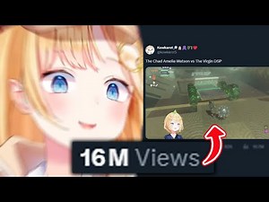 Ame saw the viral clip of her on Twitter...