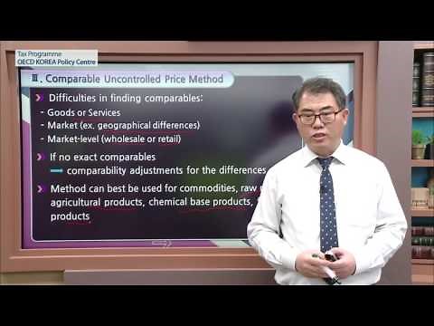 [OECD Tax] Transfer Pricing Methods 1 lecture 2 - Kyung Geun Lee