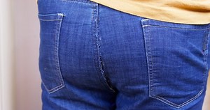 Jeans Crack Part Seam After Tilting Stock Footage Video (100% Royalty-free) 1094994385 | Shutterstock