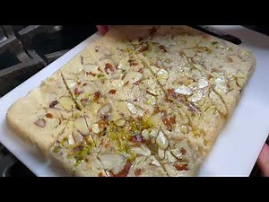 Sweet Semolina Bars (Kathli Halwa
