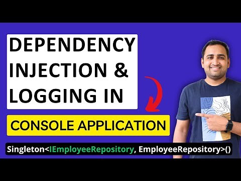 How to use Dependency Injection (DI) in C# Console Application with Logging