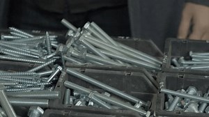 Metal Bolts Screws Box Stock Footage Video (100% Royalty-free) 3990297893 | Shutterstock