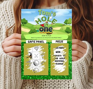 Golf Scratch off Card: Surprise Gift for Golfers, Fun Lotto, Personalised, Christmas, Birthday - Etsy UK
