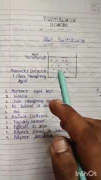Bulk polymerisation technique #polymerization #polytechnic #technical #educational #shorts #trending
