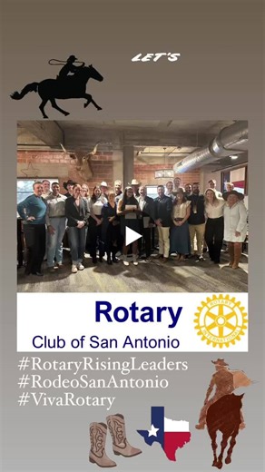 #rotaryrisingleaders #sanantonio #rodeo #vivarotary #letsrodeosanantonio #club52 #strongertogether #leadership | Cindy Urshan, BSN, RN