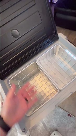 The Euhomy portable electric cooler fridge with wheels