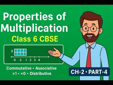 What are the 4 MAIN Properties of Multiplication You Need to Know | CH-2 PART-4