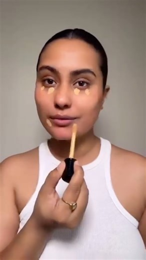 Character Paris India on Instagram: "Couple of drops… dab dab dab 💧✨ and you’ve got that natural, fresh-face finish with Character Block Out Concealer 🤍 Spot-cover, blend, go. 👀✅"