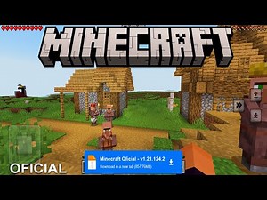 MINECRAFT OFICIAL para ANDROID 1.21.124.2 | Minecraft Bedrock Mobile [UPDATE]
