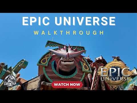 Universal Studios Orlando's Epic Universe - Full Walking Tour [4K]