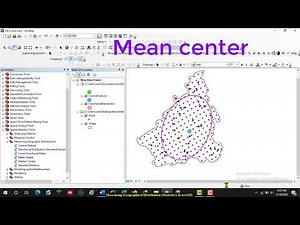 Measuring Geographical Distribution Statistics in ArcGIS