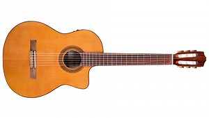 CORDOBA C5CE-CD SOLID CEDAR TOP WITH MAHOGANY B&S - CUTAWAY ELECTRIC NYLON STRING CLASSICAL GUITAR Rockshop