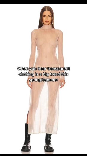 First modest women had cutouts to worry about now we have transparent clothing yayyy #modestfashion #modesty #modestclothing