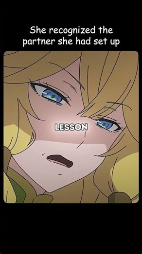 She recognized the partner she had set up 😰 #anime