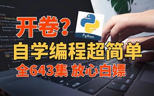 【全643集】B站最全最易懂的Python全套教程，适合所有零基础小白入门到精通，学完编程技术猛涨！包含Python爬虫逆向进阶教程！