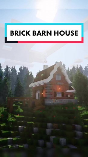 Modern Brick House Build Tutorial in Minecraft