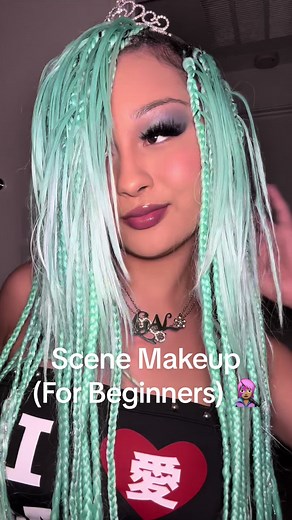 Scene Makeup (For Beginners) 👩🏽‍🎤 #newmusic #veondre #sceneboyremix | scenes makeup