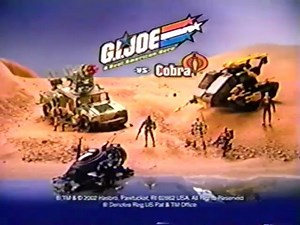 【美国广告】2002年孩之宝特种部队玩具广告（特种部队大战眼镜蛇）