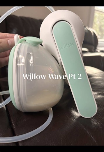 Thank you for your Willow Wave tips!!! 1. Would definitely continue using it in place of my haakaa on the opposite side of nursing 2. Would probably not reach for it over my Medela manual pump 3. I am worried about spilling since it is the shell shape 4. You have to really press the buttons all the way to 1 and the modes for best results @Willow Pump @Medela #nursingmom #pumpingmom #momlife #pumpreview #breastmilk