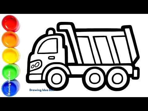 Let's Draw a Dump Truck! 🚚 | Easy Drawing for Kids | Yup Yup Go