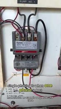 3 Phase Starter on SINGLE-PHASE MOTOR?! Why We Loop One Leg,Explained#shortsfeed