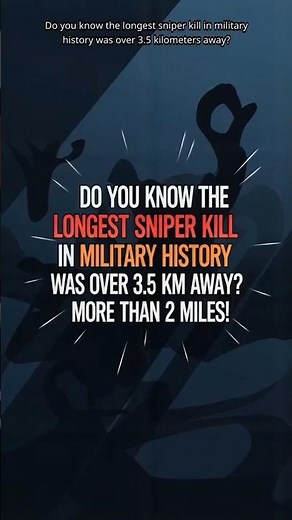 Longest Sniper Kill in History: Over 3.5 KM Away | Epic Military Shot