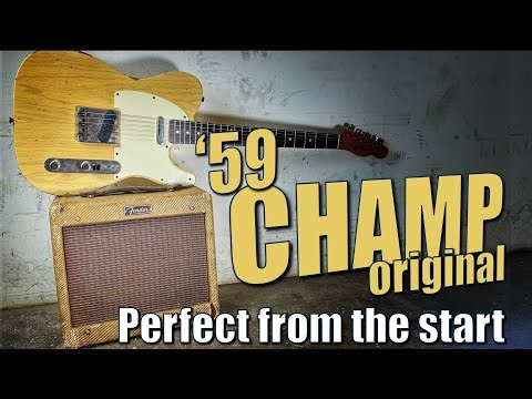 Original 1959 Fender Champ Amp - As Good As Guitar Amps Get!!!