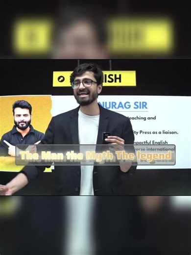 The Man The Myth The Legend Anurag Sir 🔥 #physicswallah #shorts