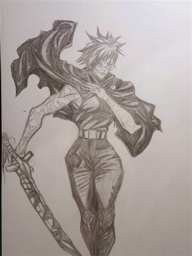 Boceto De Maki Zenin En Jujutsu Kaisen