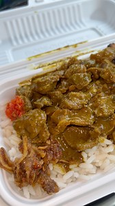 Bunjal giblets with Karaila and shrimp. Trying this combo? 🤭 #guyanesefood | Suri the Foodie
