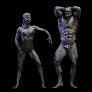 Muscle references for 3D sculptors vol. 260