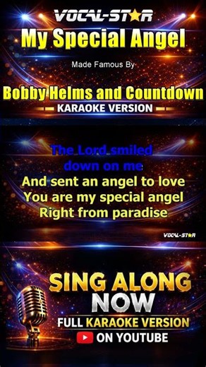 Bobby Helms and Countdown KARAOKE - My Special Angel (Karaoke Version) #singalong #karaoke #music
