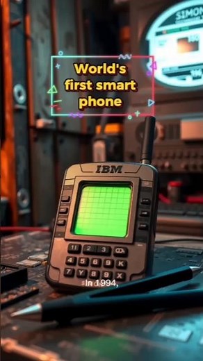 "The World's First Smartphone? IBM Simon Explained!" 📱✨ #history #phone