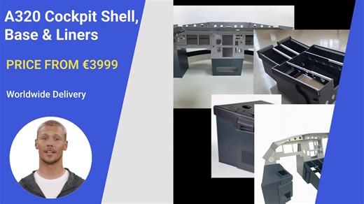 Sim-Worx A320 Cockpit Shell & Liners laser-cut aluminium + ABS liners + fiberglass windows — all engineered to fit your hardware. Whether you're using WinWing, CP Flight, or any major system, our shell is built to integrate. https://sim-worx.com/product/a320/cockpit-shell-liners/ #HomeSimulator #FlightSim #A320 #CockpitBuild | sim-worx.com | Facebook