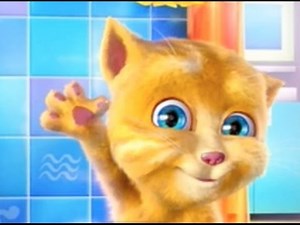 Talking Ginger Part 4 - iPad app demo for kids - Ellie