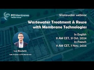 [Webinar] Wastewater Treatment & Reuse with Membranes Technologies