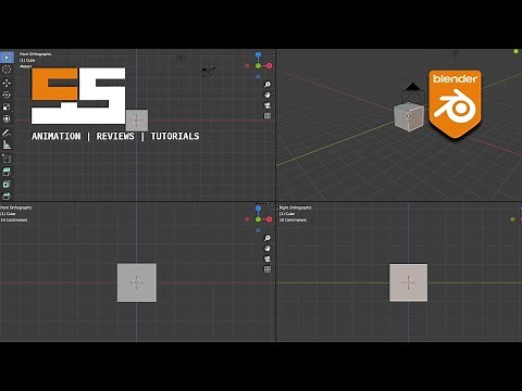 Blender Quad View workspace cheat
