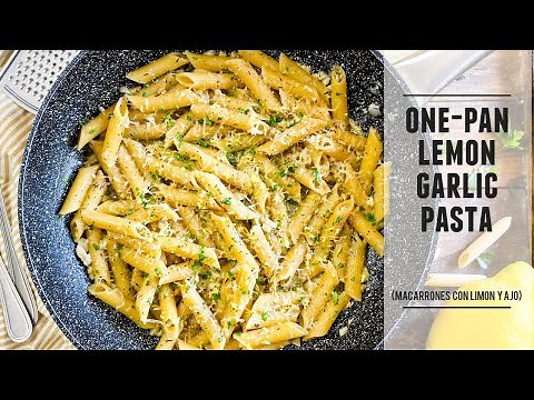 One-Pan Lemon Garlic Pasta | The Easiest One-Pot Pasta Recipe