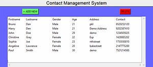 Contact Management System In PYTHON With Source Code - Source Code & Projects