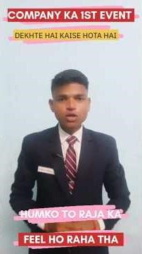 पहला इवेंट, पहली जिम्मेदारी! #dreamsfoodservice #events #ganeshkumar #service #food #marriage #reel