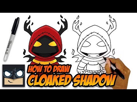 HOW TO DRAW FORTNITE | CLOAKED SHADOW | STEP BY STEP