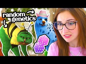 i made cats & dogs using *ONLY* random genetics in the sims 4