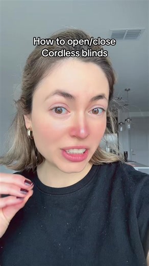 How to Open and Close Cordless Blinds Easily